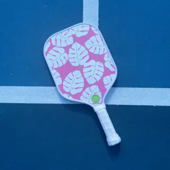 Preppy Palm Designer Pickleball Paddle - Picture 4 of 5
